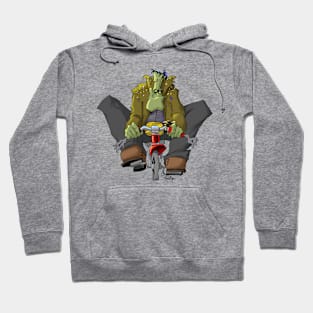 Hunk on a trike Hoodie